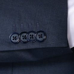 Daniel Hechter Anzug 15231+15230/112180/680 Modern Fit, Schurwoll-Stretch, Navy -Anzüge & Westen Schritte 381408 norm4