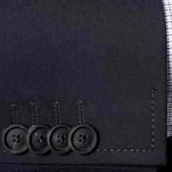 BOSS Anzug Hanry/Genius 50464680+65659/404 Anzug Hanry-Genius, Slim Fit, Mikrofaser ungefüttert, Dunkelblau -Anzüge & Westen Schritte 381714 norm4