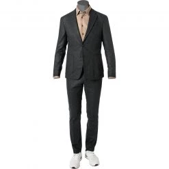 JOOP! Anzug Hoverest-Hank 30029544+8673/030 Slim Fit, Woll-Stretch, Grau meliert, Grau