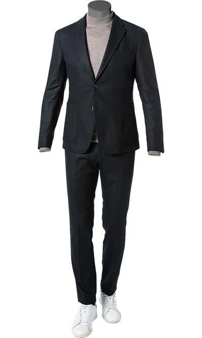 JOOP! Anzug Hoverest-Hank 30029544+8673/401 Slim Fit, Woll-Stretch, Dunkelblau 4 JOOP! Anzug Hoverest-Hank 30029544+8673/401 Slim Fit, Woll-Stretch, Dunkelblau – Bild 2