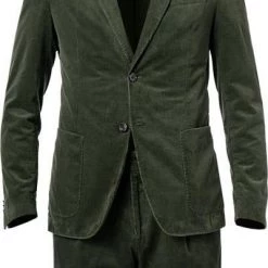 BOSS Anzug Hanry/Perin-Pleat 50464603+590/360 Slim Fit, Cord, Grün -Anzüge & Westen Schritte 382297 norm2