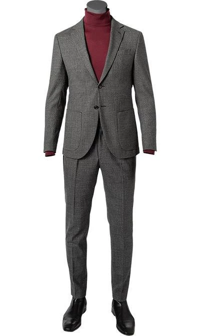 JOOP! Anzug Dash-Bird 30029602+28931/030 Extra Slim Fit, Woll-Stretch, Grau gemustert, Grau 4 JOOP! Anzug Dash-Bird 30029602+28931/030 Extra Slim Fit, Woll-Stretch, Grau gemustert, Grau – Bild 2