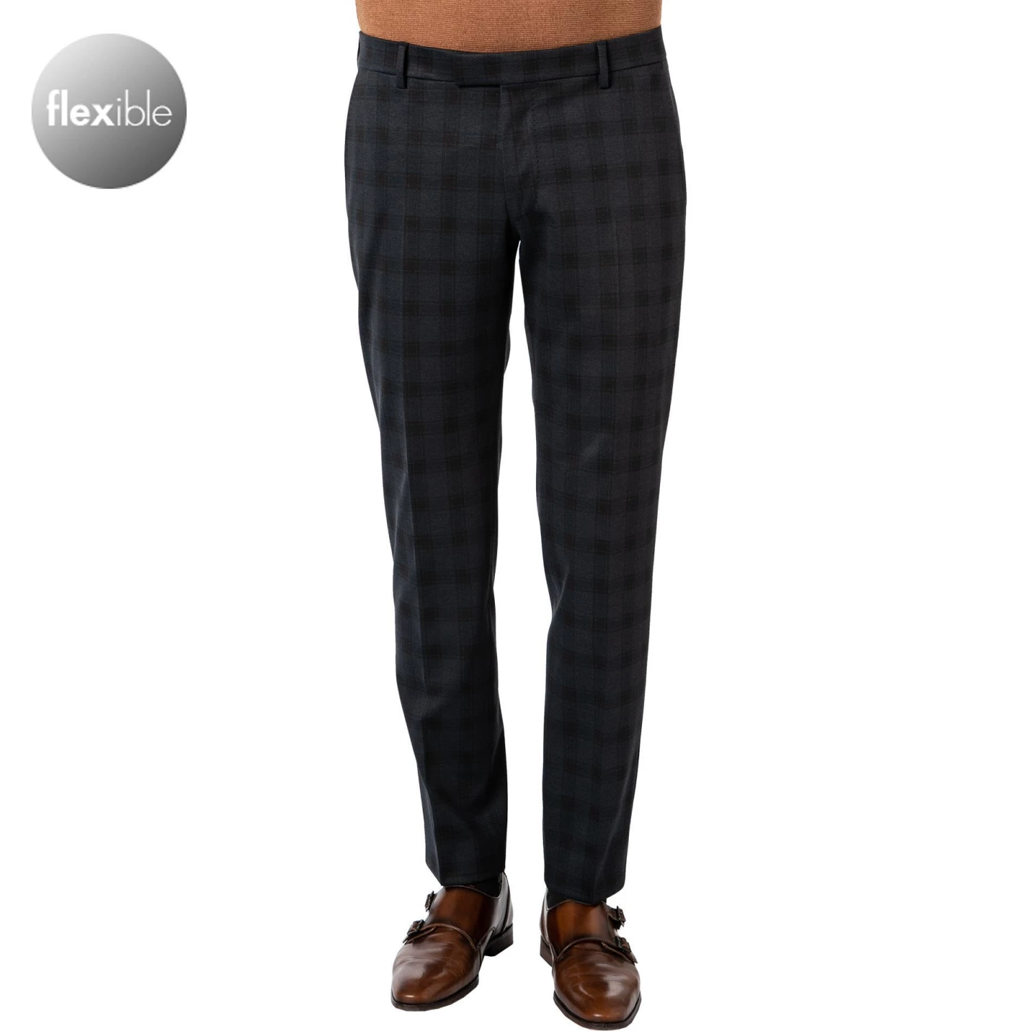 JOOP! Hose Blayr 30028820/402 Slim Fit, Jersey, Dunkelblau kariert, Dunkelblau 3 JOOP! Hose Blayr 30028820/402 Slim Fit, Jersey, Dunkelblau kariert, Dunkelblau