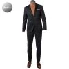 JOOP! Anzug Herby-Blayr 30028779+8820/402 Slim Fit, Jersey, Dunkelblau kariert, Dunkelblau -Anzüge & Westen Schritte 382316 master