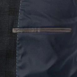 JOOP! Anzug Herby-Blayr 30028779+8820/402 Slim Fit, Jersey, Dunkelblau kariert, Dunkelblau -Anzüge & Westen Schritte 382316 norm5