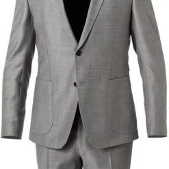 JOOP! Anzug Hustle-Bax 30029126+129/050 Slim Fit, Schurwoll-Stretch, Hellgrau meliert, Hellgrau 13 JOOP! Anzug Hustle-Bax 30029126+129/050 Slim Fit, Schurwoll-Stretch, Hellgrau meliert, Hellgrau -Anzüge & Westen Schritte 382326 norm2