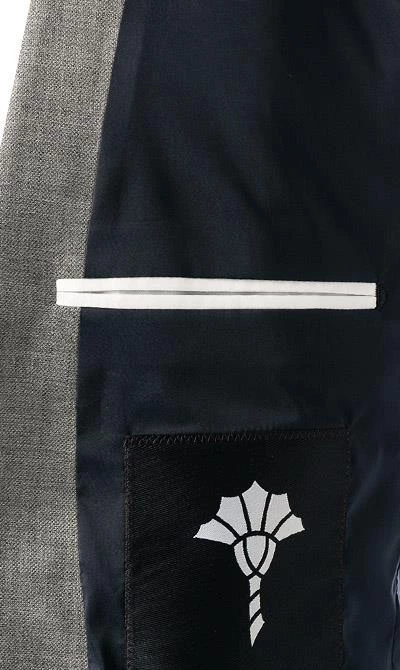 JOOP! Anzug Hustle-Bax 30029126+129/050 Slim Fit, Schurwoll-Stretch, Hellgrau meliert, Hellgrau 8 JOOP! Anzug Hustle-Bax 30029126+129/050 Slim Fit, Schurwoll-Stretch, Hellgrau meliert, Hellgrau – Bild 6