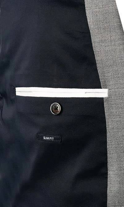 JOOP! Anzug Hustle-Bax 30029126+129/050 Slim Fit, Schurwoll-Stretch, Hellgrau meliert, Hellgrau 9 JOOP! Anzug Hustle-Bax 30029126+129/050 Slim Fit, Schurwoll-Stretch, Hellgrau meliert, Hellgrau – Bild 7