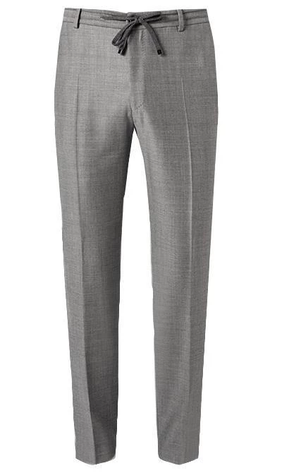 JOOP! Anzug Hustle-Bax 30029126+129/050 Slim Fit, Schurwoll-Stretch, Hellgrau meliert, Hellgrau 10 JOOP! Anzug Hustle-Bax 30029126+129/050 Slim Fit, Schurwoll-Stretch, Hellgrau meliert, Hellgrau – Bild 8