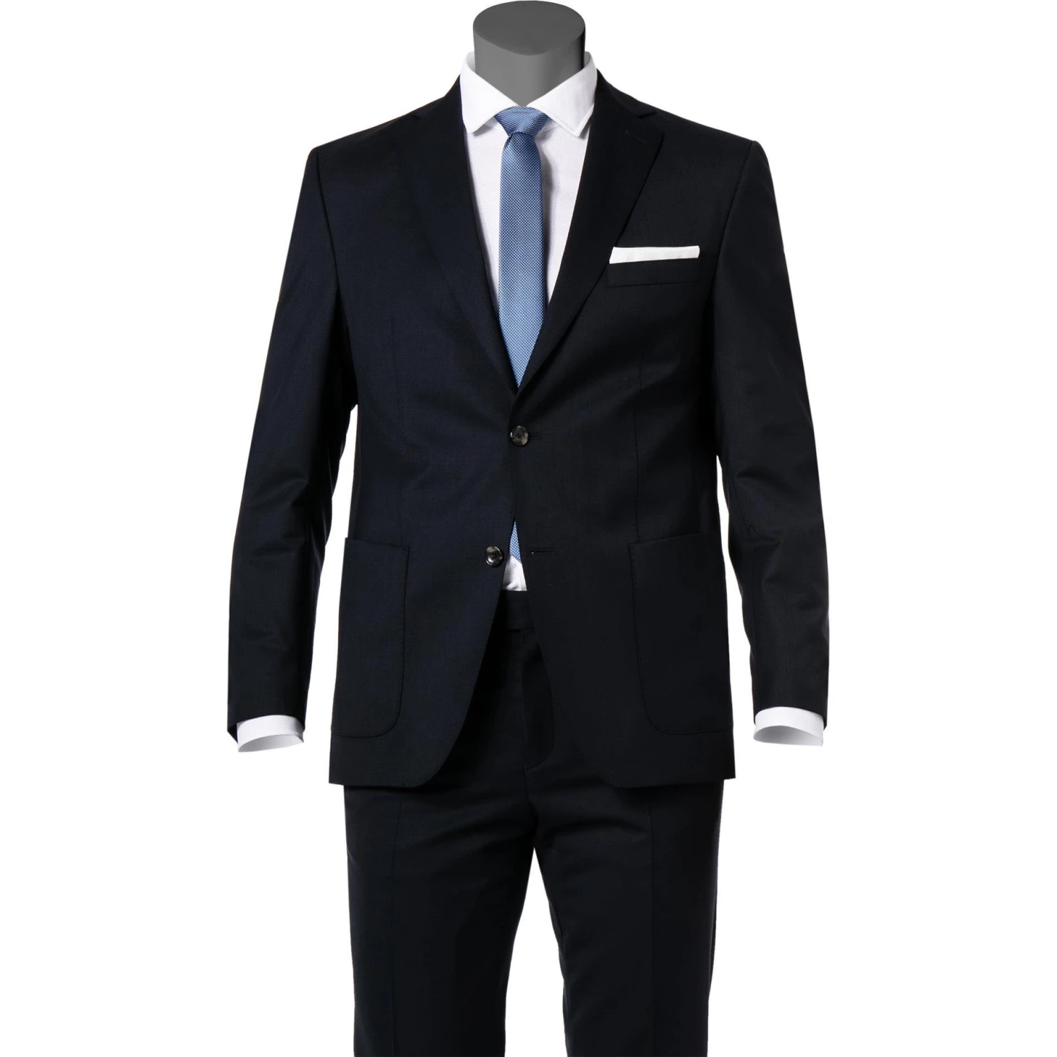 Carl Gross Sakko Sheldon SV 00-074S0/325122/63 Schurwolle halbgefüttert, Dunkelblau 3 Carl Gross Sakko Sheldon SV 00-074S0/325122/63 Schurwolle halbgefüttert, Dunkelblau