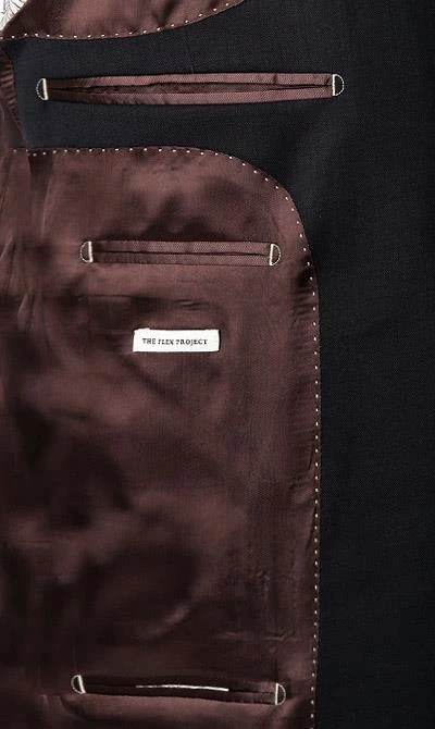 Carl Gross Sakko Sheldon SV 00-074S0/325122/63 Schurwolle halbgefüttert, Dunkelblau 9 Carl Gross Sakko Sheldon SV 00-074S0/325122/63 Schurwolle halbgefüttert, Dunkelblau – Bild 7