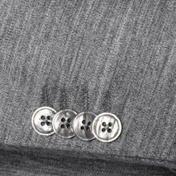 BOSS Anzug Hanry/Genius 50464701+70940/041 Slim Fit, Jersey halbgefüttert, Silbergrau meliert, Silber -Anzüge & Westen Schritte 383359 norm4