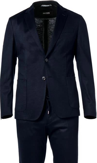 BOSS Anzug Hanry/Genius 50464701+70940/404 Slim Fit, Jersey halbgefüttert, Dunkelblau 5 BOSS Anzug Hanry/Genius 50464701+70940/404 Slim Fit, Jersey halbgefüttert, Dunkelblau – Bild 3
