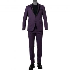 KARL LAGERFELD Anzug 155258+255058/10/521023/280 Wolle, Viola, Lila