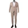 CG Anzug Paul-Paco SV 15-004S3/225222+230053/22 Slim Fit, Baumwolle, Sand kariert, Sand -Anzüge & Westen Schritte 383452 master