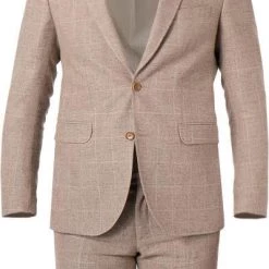 CG Anzug Paul-Paco SV 15-004S3/225222+230053/22 Slim Fit, Baumwolle, Sand kariert, Sand -Anzüge & Westen Schritte 383452 norm2