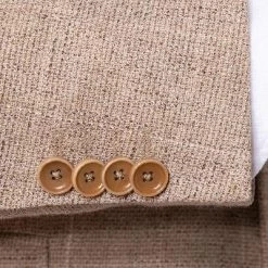 CG Anzug Paul-Paco SV 15-004S3/225222+230053/22 Slim Fit, Baumwolle, Sand kariert, Sand -Anzüge & Westen Schritte 383452 norm4