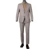Carl Gross Anzug 21-171N0/127952+139483/71 Leinen halbgefüttert, Beige meliert, Greige -Anzüge & Westen Schritte 383474 master