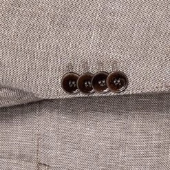 Carl Gross Anzug 21-171N0/127952+139483/71 Leinen halbgefüttert, Beige meliert, Greige -Anzüge & Westen Schritte 383474 norm4