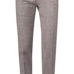 Carl Gross Anzug 21-171N0/127952+139483/71 Leinen halbgefüttert, Beige meliert, Greige -Anzüge & Westen Schritte 383474 norm7