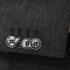 BOSS Anzug Hanry/Genius 50464701+70940/030 Slim Fit, Jersey halbgefüttert, Mittelgrau meliert, Mittelgrau -Anzüge & Westen Schritte 383644 norm4