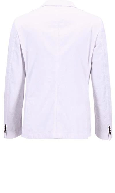 BOSS Anzug Hanry/Perin-Pleat 50464603+590/100 Slim Fit, Cord, Weiß 6 BOSS Anzug Hanry/Perin-Pleat 50464603+590/100 Slim Fit, Cord, Weiß – Bild 4