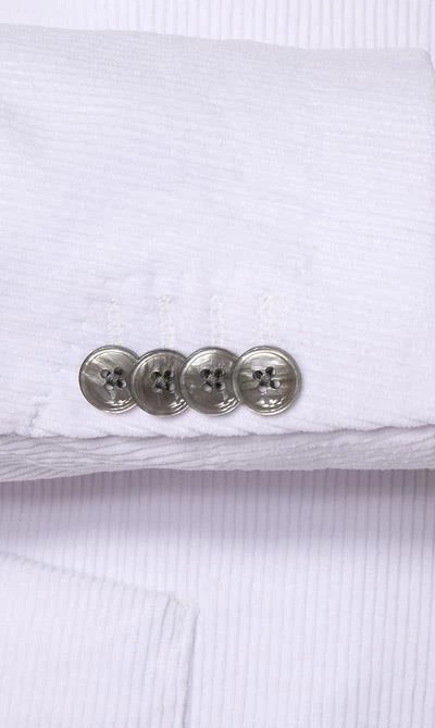 BOSS Anzug Hanry/Perin-Pleat 50464603+590/100 Slim Fit, Cord, Weiß 7 BOSS Anzug Hanry/Perin-Pleat 50464603+590/100 Slim Fit, Cord, Weiß – Bild 5