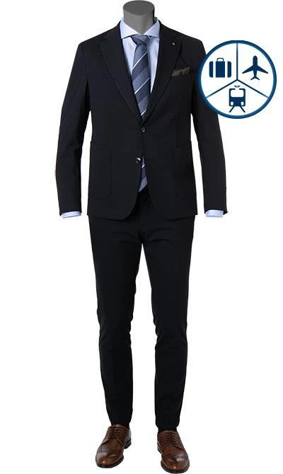 Carl Gross Anzug 00-073J0/325112+339623/63 Jersey, Dunkelblau 4 Carl Gross Anzug 00-073J0/325112+339623/63 Jersey, Dunkelblau – Bild 2