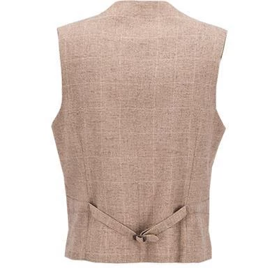 CG Weste Paddy 15-004S3/242340/22 Slim Fit, Baumwolle, Sand kariert, Sand 5 CG Weste Paddy 15-004S3/242340/22 Slim Fit, Baumwolle, Sand kariert, Sand – Bild 3