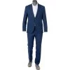 BOSS Anzug Jasper/Leon 50469527+9508/404 Regular Fit, Wolle-Leinen, Dunkelblau meliert, Dunkelblau -Anzüge & Westen Schritte 384604 master