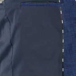 BOSS Anzug Jasper/Leon 50469527+9508/404 Regular Fit, Wolle-Leinen, Dunkelblau meliert, Dunkelblau -Anzüge & Westen Schritte 384604 norm6