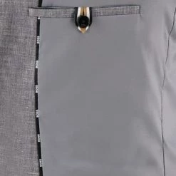 BOSS Anzug Jasper/Leon 50469527+9508/030 Regular Fit, Wolle-Leinen, Mittelgrau meliert, Mittelgrau -Anzüge & Westen Schritte 384605 norm5