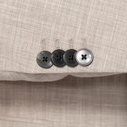 BOSS Anzug Jasper/Leon 50469527+9508/271 Regular Fit, Wolle-Leinen, Sand meliert, Sand -Anzüge & Westen Schritte 384606 norm4