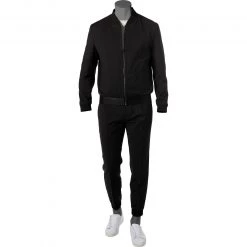 HUGO Anzug Ukashi/Fento 50462241+3517/001 Extra Slim Fit, Schurwolle, Schwarz