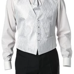 Wilvorst Weste 477213/26/40 Mikrofaser, Silbergrau