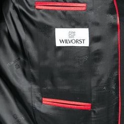 Wilvorst Smoking Diego Slimline 401201/01/50/622 Slim Line, Schurwolle, Schwarz gestreift -Anzüge & Westen Schritte 70101 norm5