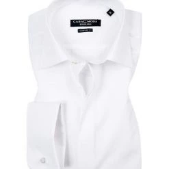 CasaModa Evening Kent UMA 005335/0 Hemd, Comfort Fit, Popeline, Weiß