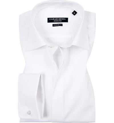 CasaModa Evening Kent UMA 005335/0 Hemd, Comfort Fit, Popeline, Weiß 3 CasaModa Evening Kent UMA 005335/0 Hemd, Comfort Fit, Popeline, Weiß