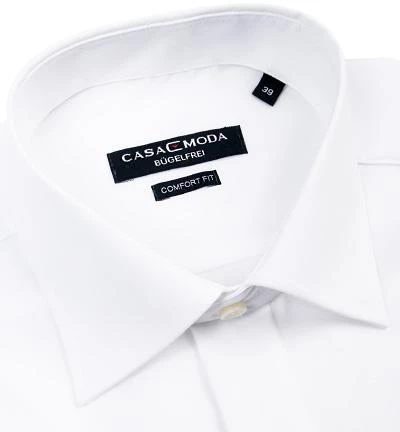 CasaModa Evening Kent UMA 005335/0 Hemd, Comfort Fit, Popeline, Weiß 4 CasaModa Evening Kent UMA 005335/0 Hemd, Comfort Fit, Popeline, Weiß – Bild 2