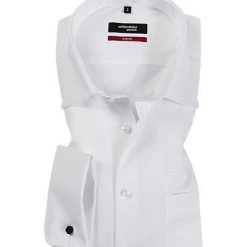 Seidensticker Modern Kent UMA 001007/01 Hemd, Modern Fit, Popeline, Weiß -Anzüge & Westen Schritte 90088 norm