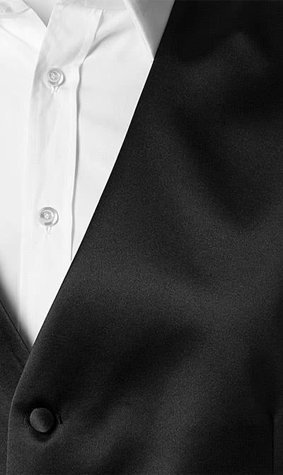 Wilvorst Smoking Weste schwarz 4150/01/40 Mikrofaser 4 Wilvorst Smoking Weste schwarz 4150/01/40 Mikrofaser – Bild 2