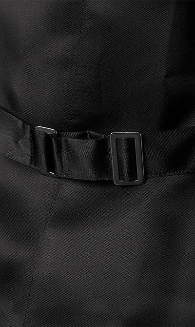 Wilvorst Smoking Weste schwarz 4150/01/40 Mikrofaser 5 Wilvorst Smoking Weste schwarz 4150/01/40 Mikrofaser – Bild 3